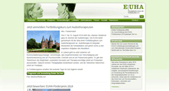 Desktop Screenshot of euha.org